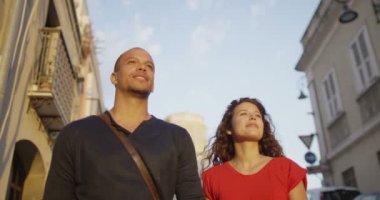 İtalyan şehre yürüme Çift