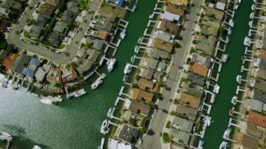 Nehir evleri San Francisco Şehir Bay area kaplı