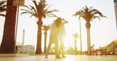 açık havada dans Romantik Çift