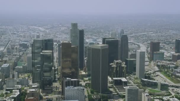 Los angeles city hochhäuser — Stockvideo