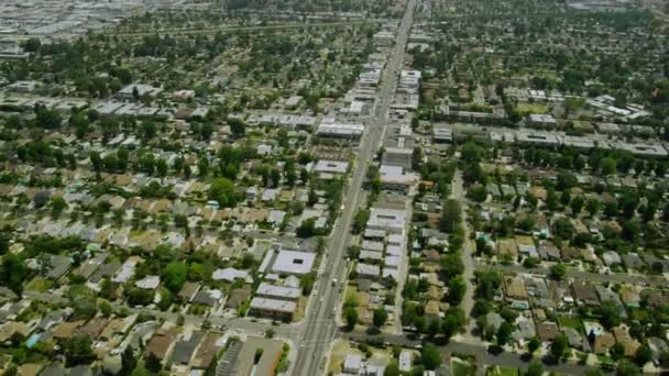 Калифорнийские пригородные дома — стоковое видео