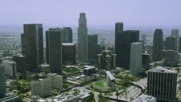 Los angeles city hochhäuser — Stockvideo