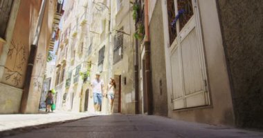 sokak ile yürüme Çift