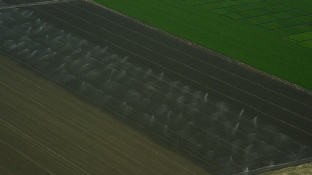 système d'irrigation sur les terres agricoles dans l'État de Californie 