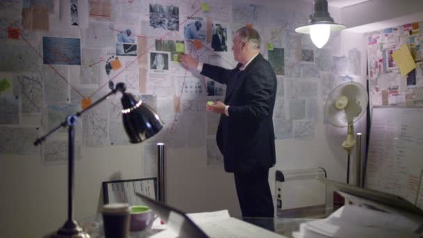 détectives travaillant dans la salle d'incident 