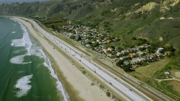 Kalifornie pobřeží podél Big Sur — Stock video