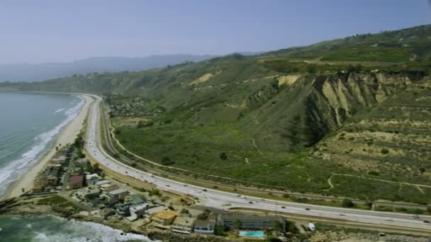 Каліфорнія берегової лінії уздовж Big Sur — стокове відео