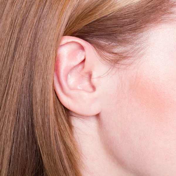 Picture of woman's ear — Stock Photo, Image