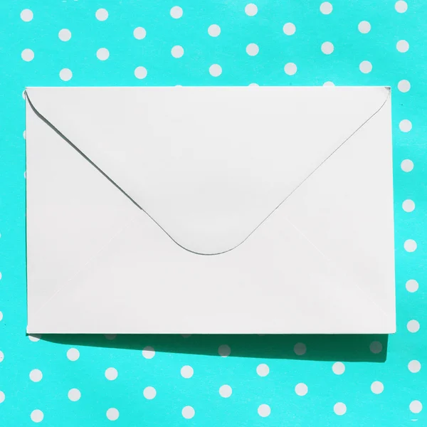 Imagem do envelope branco — Fotografia de Stock