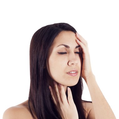 genç bir beyaz kadın Güzellik Portresi