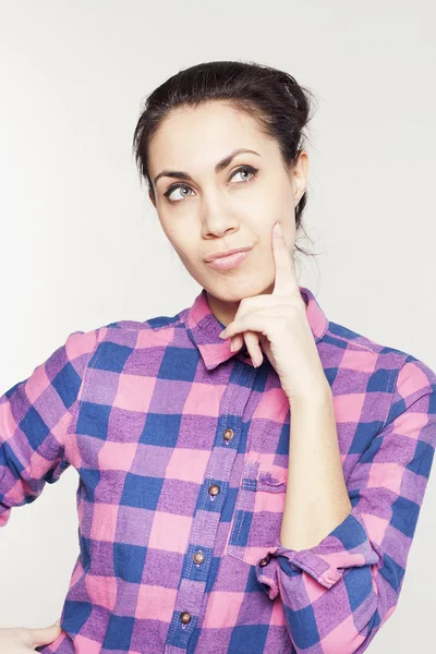 Pensativo mulher bonita — Fotografia de Stock