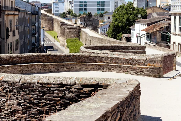 Muralha romana de Lugo.Espanha — Fotografia de Stock