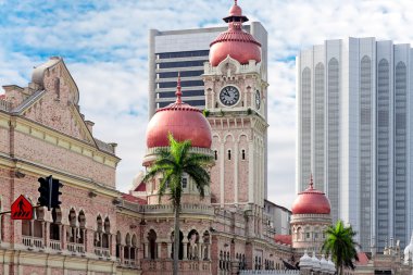 Saat Kulesi, Sultan Abdul Samad. Kuala Lumpur, Malezya