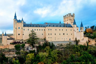 Alcazar kale Segovia, İspanya