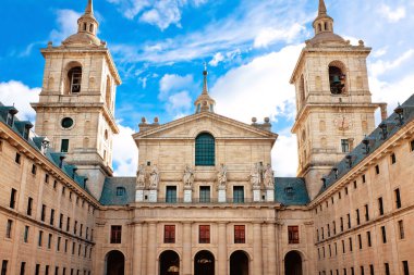 San Lorenzo 'daki Kraliyet Manastırı El Escorial, Madrid, İspanya