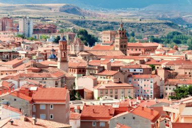 Teruel görünümünü. Aragon, İspanya