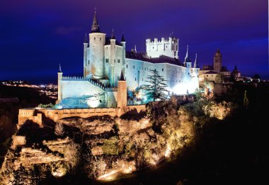 Alcazar kale Segovia, İspanya