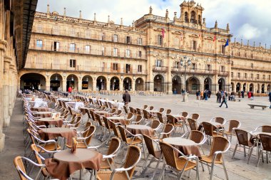 Plaza mayor, salamanca, İspanya