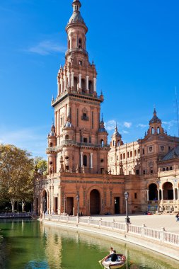 Plaza de Espana. Sevilla, İspanya