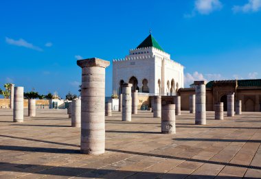 mausoleum of Muhammed V, Rabat, Morocco clipart