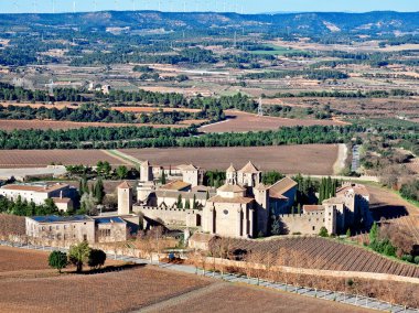 Poblet Manastırı. Catalonia. İspanya