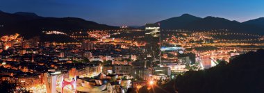 Bilbao şehri manzarası, İspanya