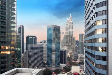 Kuala Lumpur şehir silueti