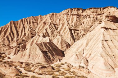 dağ castildetierra bardenas reales doğa parkı, navarra,