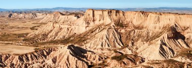 dağ castildetierra bardenas reales doğa parkı, navarra,