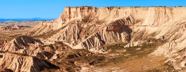 dağ castildetierra bardenas reales doğa parkı, navarra,