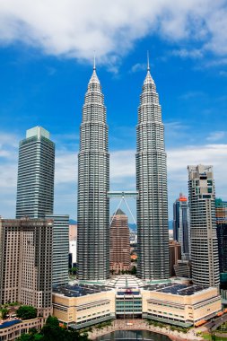 Petronas Twin Towers. Kuala Lumpur. clipart