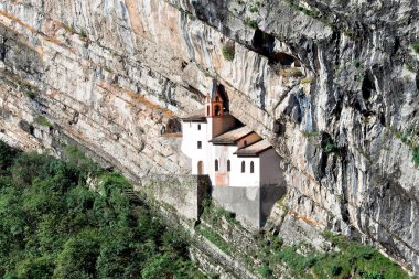 Hermitage of Saint Columban. Rovereto, province of Trentino-Alto clipart