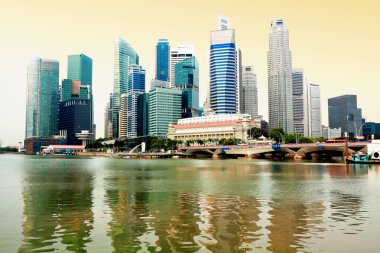 İş Merkezi. Marina defne. Singapur