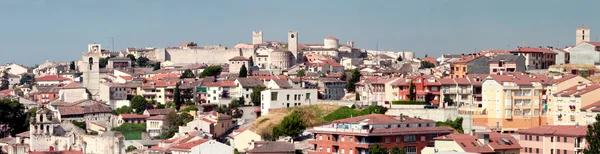 Nézd city cuellar, a Kasztíliában, a közép-Spanyolország — Stock Fotó