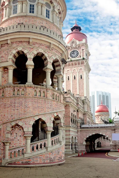 Torre dell'orologio del sultano Abdul Samad. Kuala Lumpur, Malesia — Foto Stock