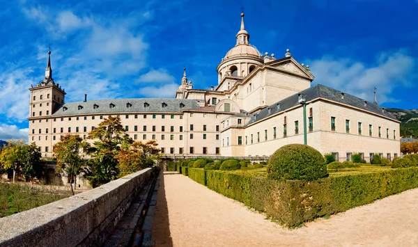 Königliches Kloster in San Lorenzo El Escorial, Madrid, Spanien — Stockfoto