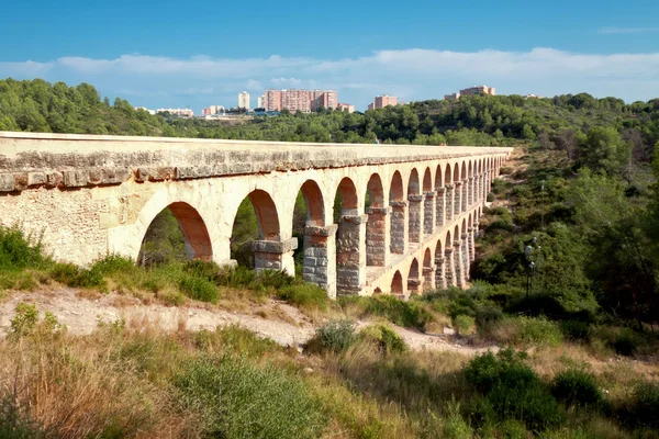 Aqueduct de les ferreres in tarragona. Katalonien, Spanien — Stockfoto