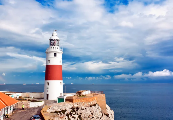 Latarnia morska w Gibraltarze — Zdjęcie stockowe