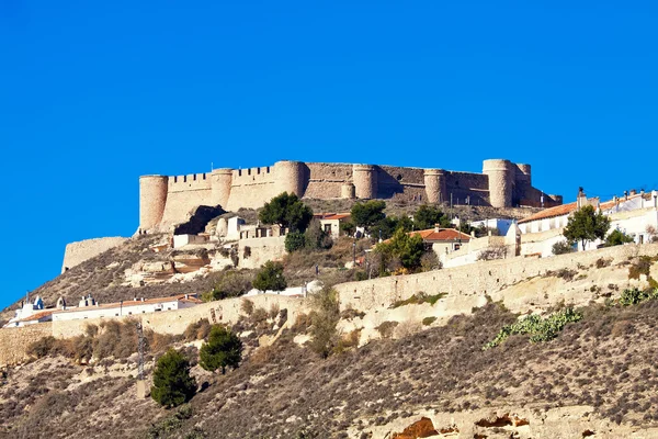 Chinchilla Kalesi, Chinchilla de Monte-Aragon. Albacete, Spai — Stok fotoğraf