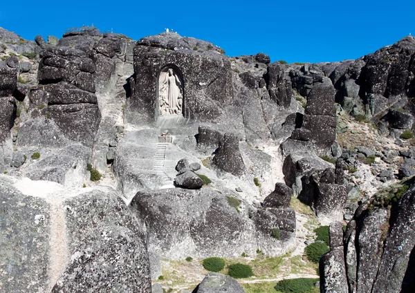 Pomnik senhora da estrela boa, Portugalia — Zdjęcie stockowe