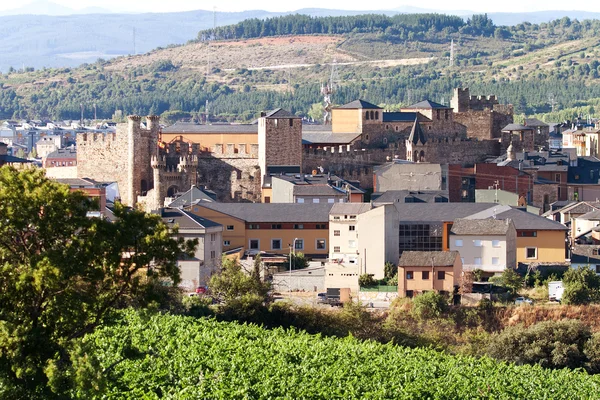 Miasta ponferrada, Hiszpania — Zdjęcie stockowe