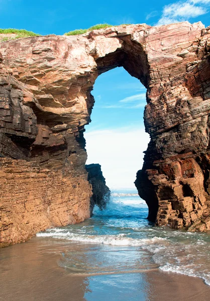 Playa de catedrales, Galicia, España —  Fotos de Stock