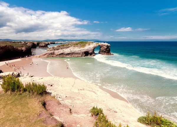 Plage des cathédrales, Galice, Espagne — Photo