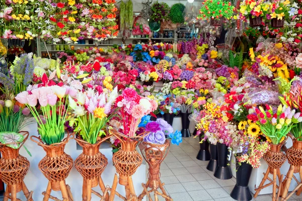 Hat Yai, Tayland çiçekçi dükkanı — Stok fotoğraf