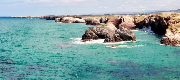 Strand van kathedralen, Galicië, Spanje — Stockfoto