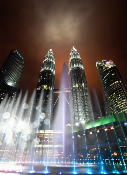 Petronas Twin Towers in Kuala Lumpur — Stock Photo, Image