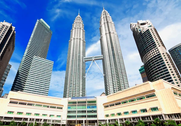 在马来西亚吉隆坡双子塔 — 图库照片