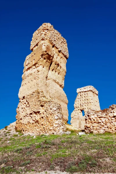 Ruiny zamku Palenzuela. Kastylia i Leon, Hiszpania — Zdjęcie stockowe