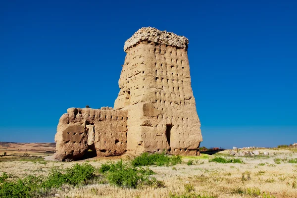 Palenzuela kalesi kalıntıları. Kastilya ve Leon, İspanya — Stok fotoğraf