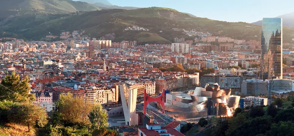 Pohled na město Bilbao, Španělsko — Stock fotografie